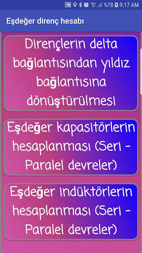 Eşdeğer direncin hesaplanması screenshot 2
