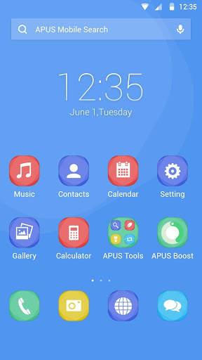Colorful|APUS Launcher theme screenshot 1