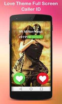 Photo Caller ID Love Theme 2 تصوير الشاشة