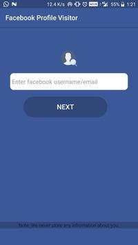 Profile visitors for facebook screenshot 1
