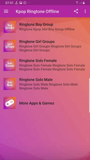 Ringtone Kpop Offline screenshot 3