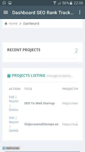 SEO Tool Keyword Rank Tracker 2 تصوير الشاشة