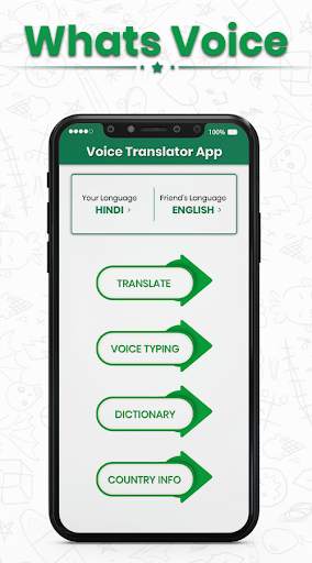 WhatsVoice : Voice Typing & Voice Translator App screenshot 2