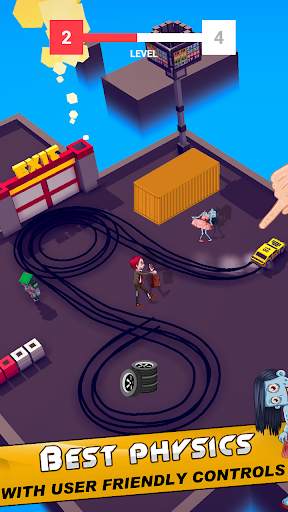 Real Drift Master: Zombie Car Shooting Games screenshot 2