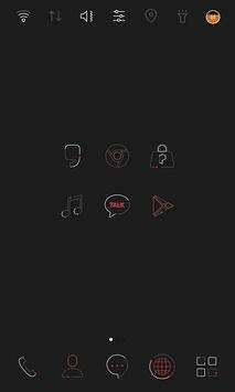 Black Simple Widgetpack theme screenshot 3