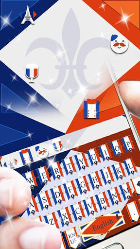 France Flag Keyboard screenshot 3