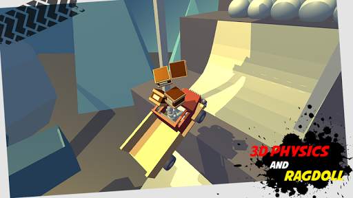 Stickman Turbo Dismounting 3D screenshot 2