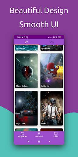 Parallax Live Background - 3D, 4D & Live Wallpaper screenshot 1