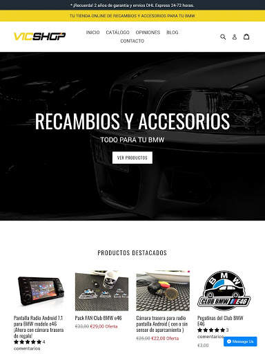 GERMANY VIC SHOP - Recambios y Accesorios BMW screenshot 7