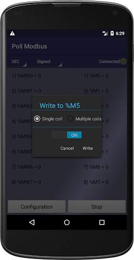 Poll Modbus screenshot 3