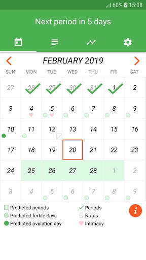 Period Tracker screenshot 1