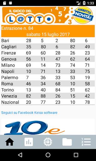 Sistemi Lotto Lite free screenshot 2