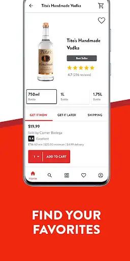 Drizly: Alcohol delivery. Order Wine Beer & Liquor screenshot 4