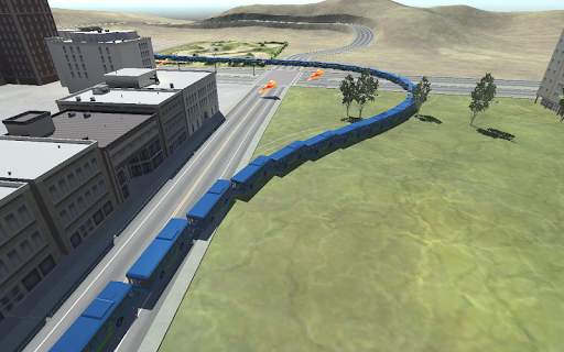Snake Bus: Giant Pizza screenshot 2