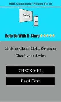 MHL Connector Checker Phone To TV HDMI/ MHL screenshot 2