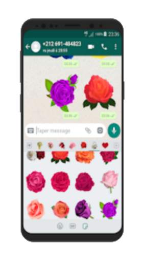 Flowers stickers 2020 🌹 WAStickerApps flowers screenshot 4