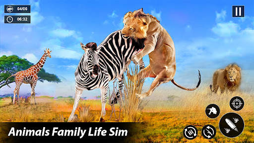 Wild Lion Games 2021: Angry Jungle Lion Games 3D screenshot 2