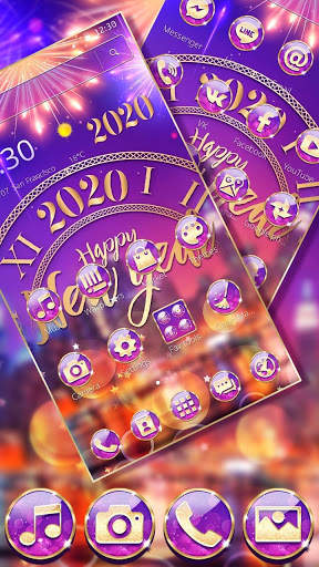 Happy Clock New Year 2020 Theme⌛ screenshot 3