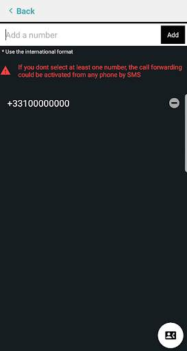 Smart Call Forwarding (schedule - battery - wifi) screenshot 5