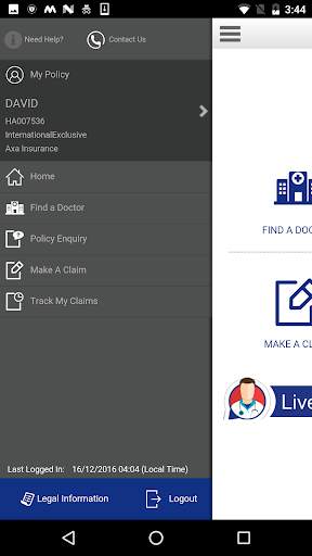 My AXA Health screenshot 3