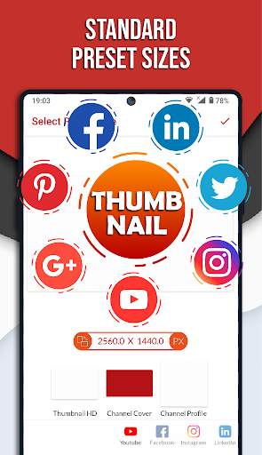 Thumbnail Maker Studio Graphic Design Thumb Editor screenshot 3