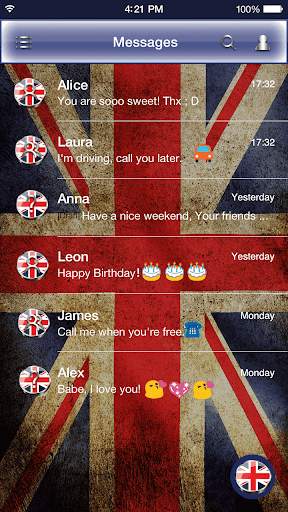 UK Keyboard Emoji Skin screenshot 4