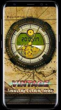 Vintage Clock Live Wallpaper 3D: Phone Backgrounds screenshot 3