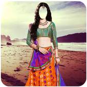 Woman Traditional Choli Photo Suit 1.2