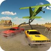 Chained Cars Crash VS Cargo Plane icon