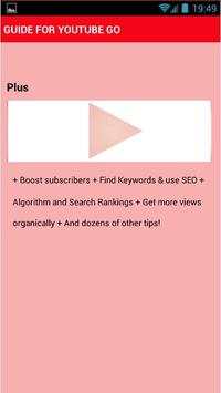 Guide for Youtube Go! screenshot 4