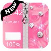 Diamond Zipper Screen Lock 1.0