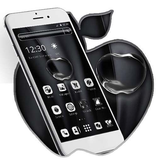 Black Apple Bubble Theme 1.1.1