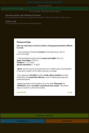 How Secure Is My Password? screenshot 7