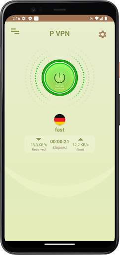 P VPN screenshot 1