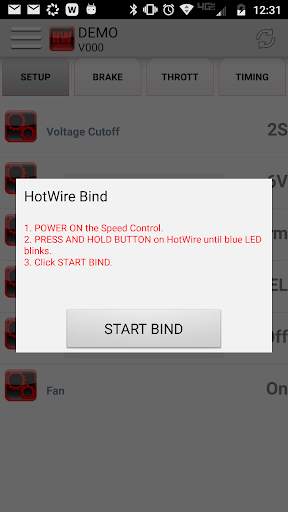 Tekin HotWire Lite Beta screenshot 1