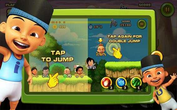 Upin and Pin Balap Mobil screenshot 4