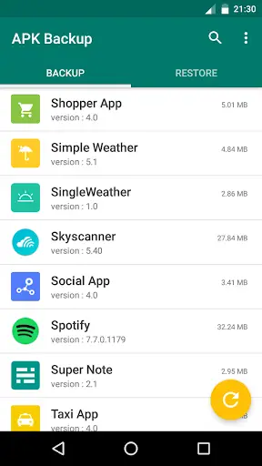 APK Backup & App Recovery screenshot 1