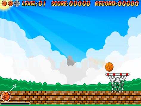 Jari bola basket lempar bebas screenshot 1