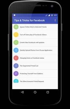 Tips & Tricks For Facebook screenshot 1