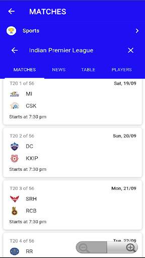 IPL LIVE SCORE 2020 screenshot 8