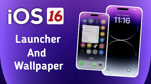 iOS 16 Launcher & Wallpaper screenshot 2