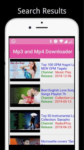 Mp4 video downloader - Mp3 music downloader screenshot 1