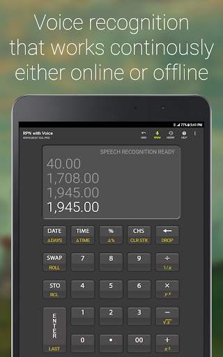 S3 RPN Calculator with Voice 18 تصوير الشاشة