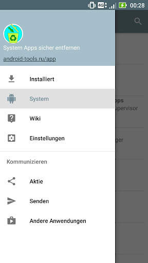 System App Manager screenshot 1