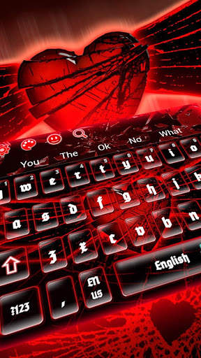 Heart Glass Broken Keyboard screenshot 1