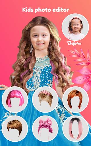 Prettify - Girl Kids Photo Editing, Photo Suit app screenshot 4