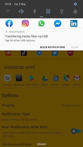 Notification shortcuts -free screenshot 6