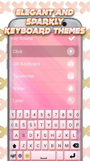 Rose Gold Keyboard screenshot 1