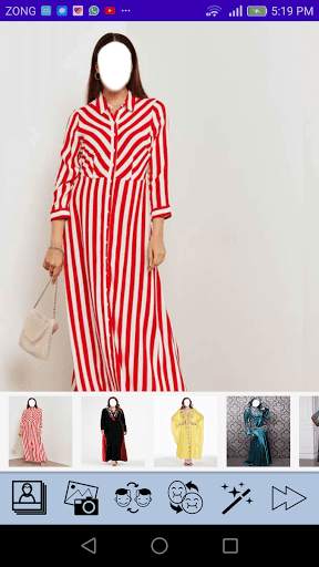 Stylish Arabian Dress Photo Collage screenshot 1