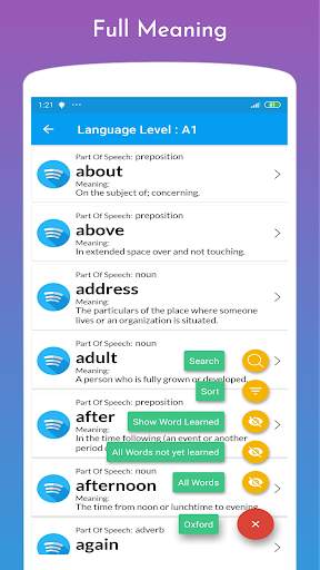 Oxford Vocabulary : 3000 Essential words скриншот 4